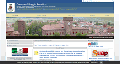 Desktop Screenshot of comune.poggiorenatico.fe.it