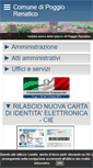 Mobile Screenshot of comune.poggiorenatico.fe.it