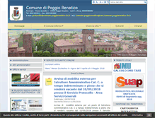Tablet Screenshot of comune.poggiorenatico.fe.it